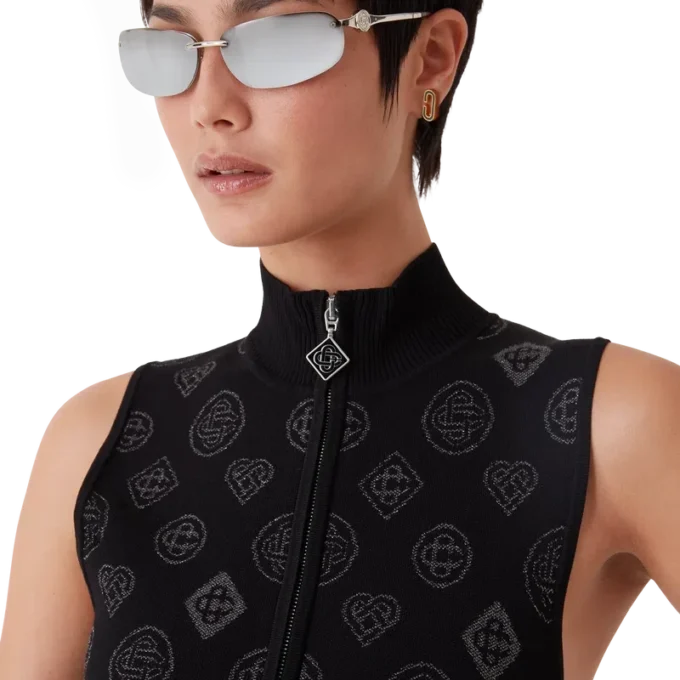 Monogram Jacquard-jurk Monogram Jacquard-jurk