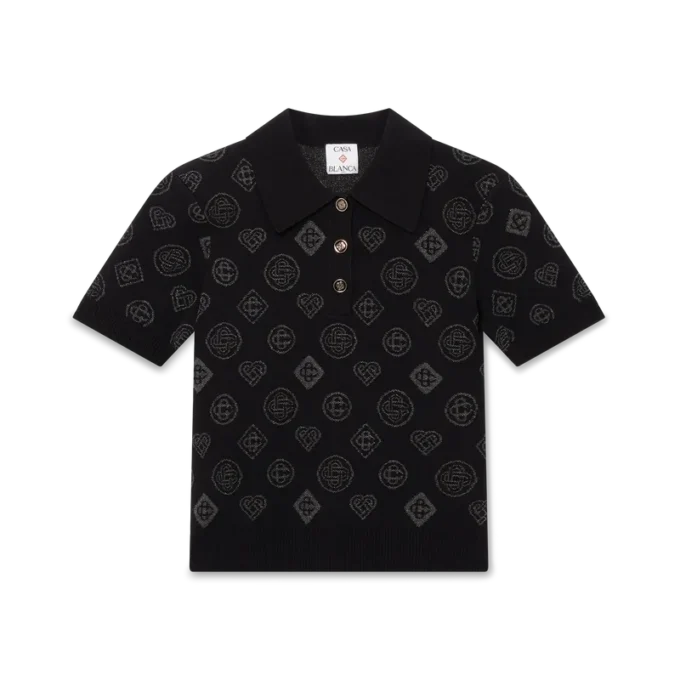 Monogram Jacquard Poloshirt