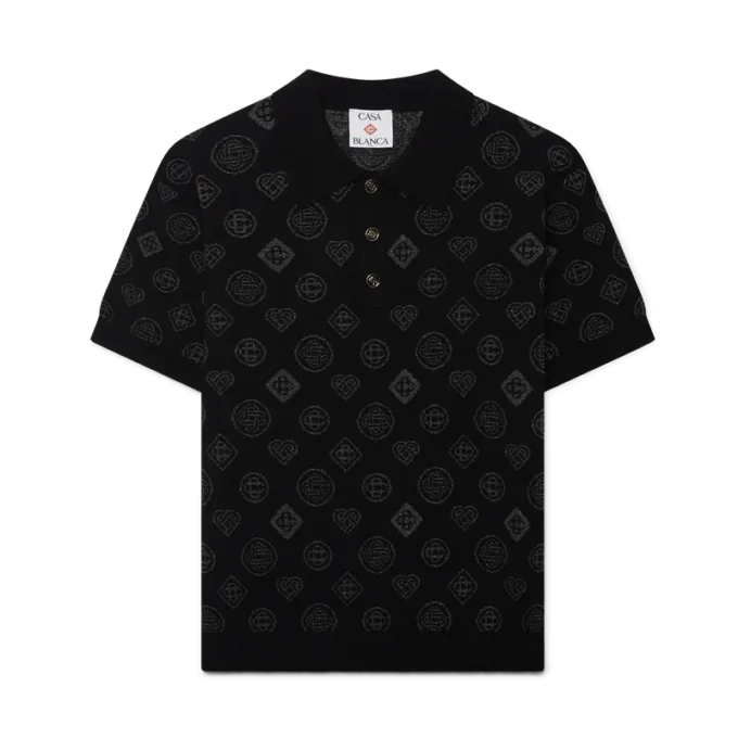 Monogram Jacquard Poloshirt Monogram Jacquard Poloshirt