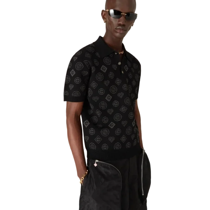 Monogram Jacquard Poloshirt Monogram Jacquard Poloshirt