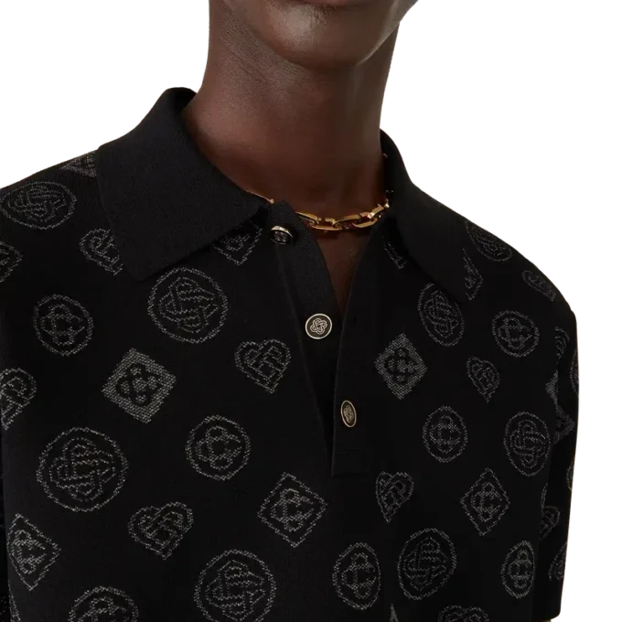Monogram Jacquard Poloshirt Monogram Jacquard Poloshirt