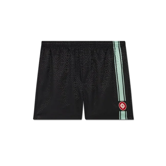 Monogram Jacquard Stripe Shorts