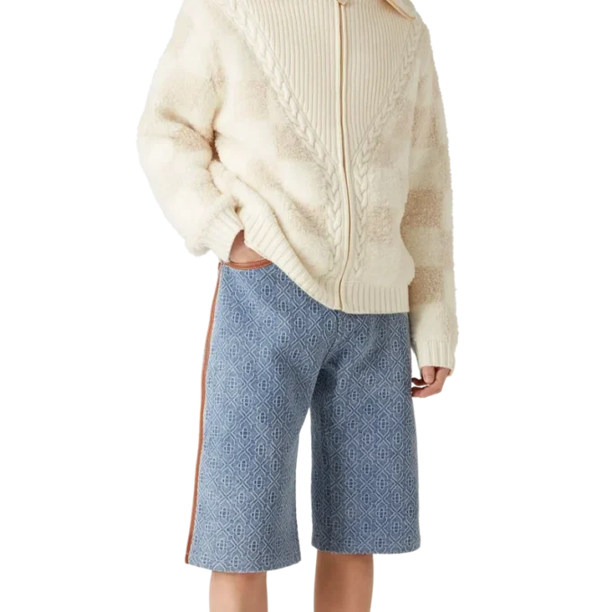 Monogram-jeansShorts Monogram-jeansShorts