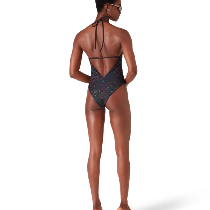 Monogram Plunge-zwempak Monogram Plunge-zwempak