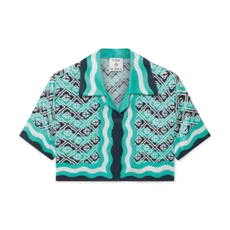 Monogram Wave kort zijden overhemd