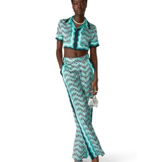 Monogram Wave kort zijden overhemd