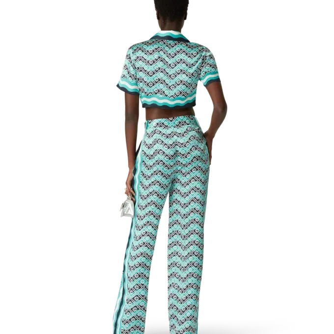 Monogram Wave kort zijden overhemd