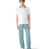 Monogram Wave zijden broek