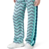 Monogram Wave zijden broek