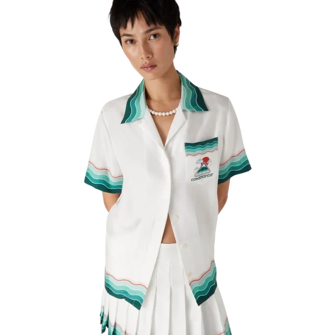 Tennis geplooide zijden mini-rok