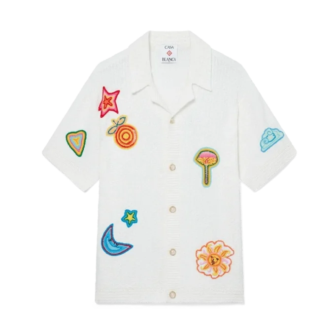 Motief gehaakt overhemd Motief gehaakt overhemd