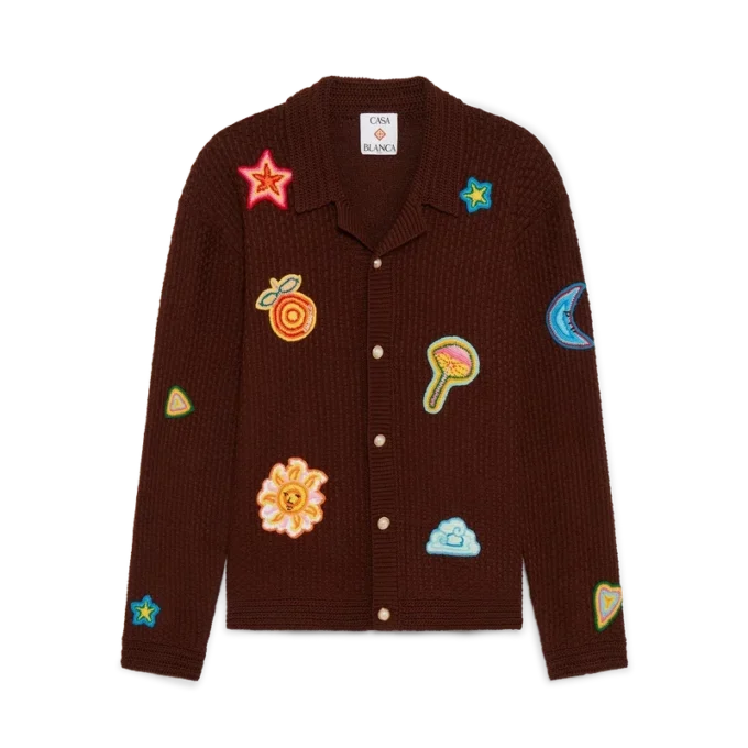 Motief gehaakt overhemd Motief gehaakt overhemd