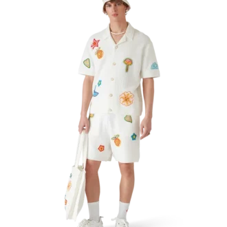 Motief gehaakt overhemd