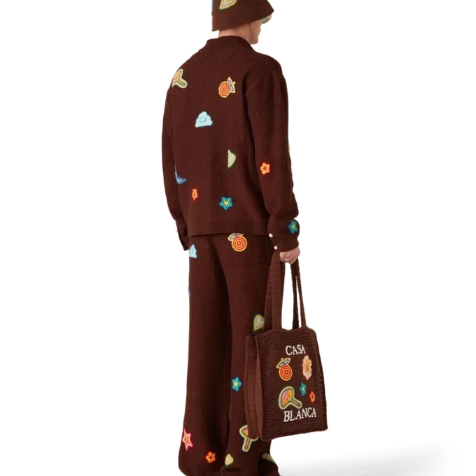 Motief gehaakt overhemd Motief gehaakt overhemd