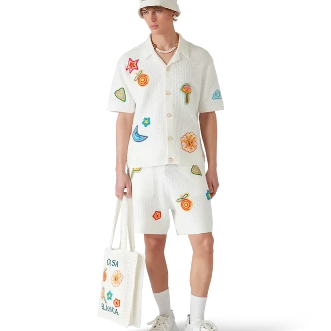 Motief gehaakte Shorts Motief gehaakte Shorts