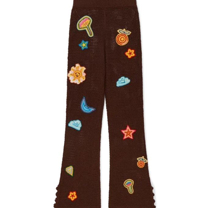 Motif gehaakte broek