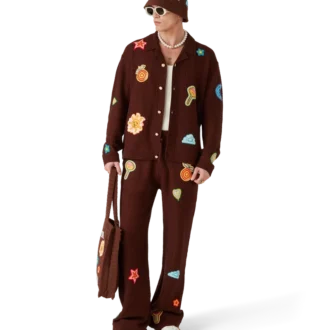 Motif gehaakte broek