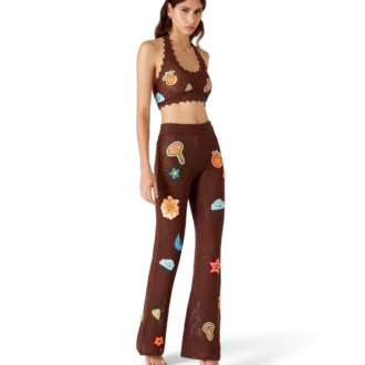 Motif gehaakte broek Motif gehaakte broek