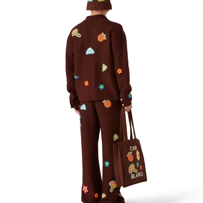 Motif gehaakte broek Motif gehaakte broek