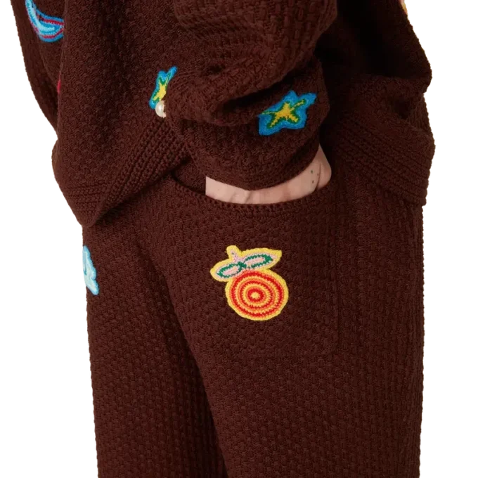 Motif gehaakte broek Motif gehaakte broek