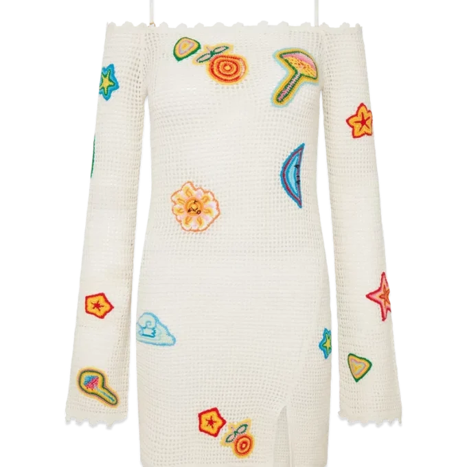 Motif gehaakte jurk Motif gehaakte jurk