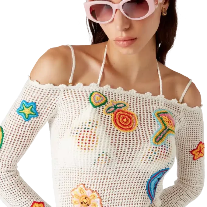 Motif gehaakte jurk Motif gehaakte jurk