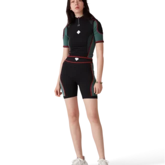 Naadloos overhemd met halve rits Naadloos overhemd met halve rits