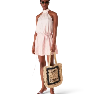 Natuurlijke raffia-tas