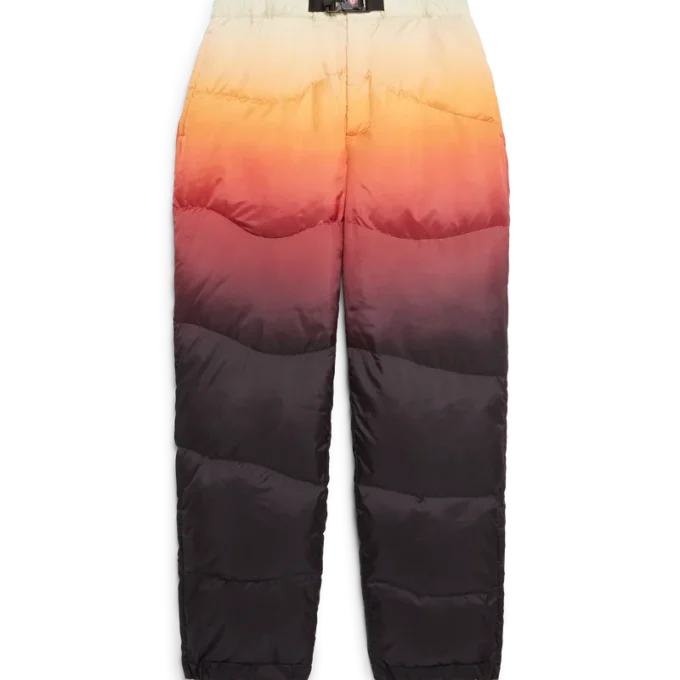 Nylon broek met kleurverloop en vulling