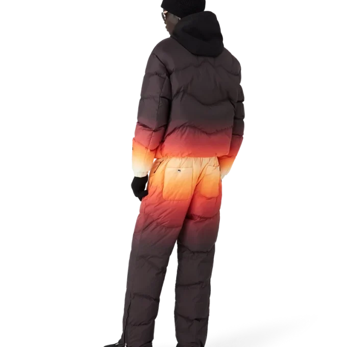 Nylon broek met kleurverloop en vulling