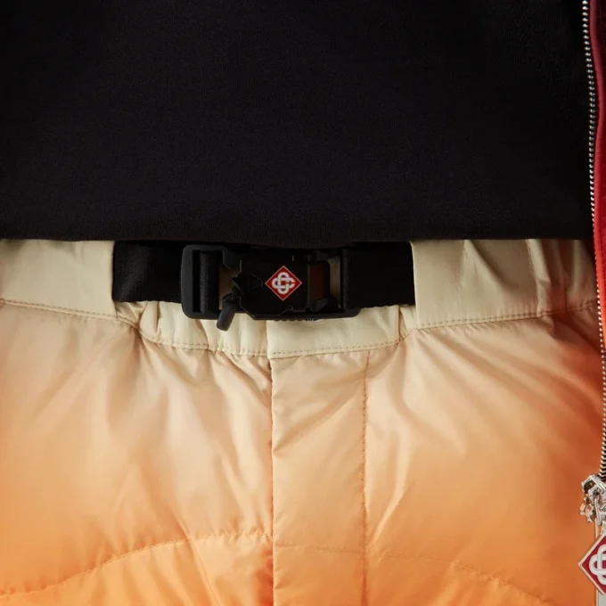 Nylon broek met kleurverloop en vulling