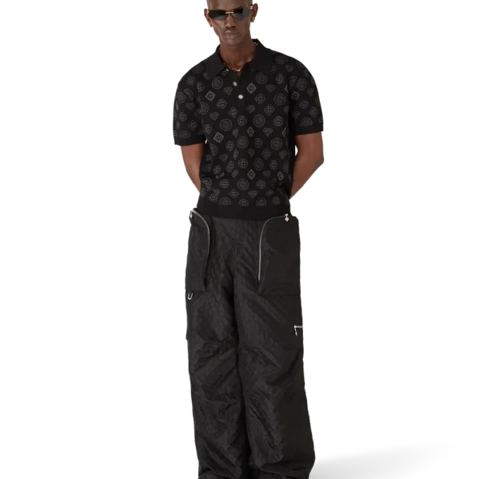 Nylon jacquard cargobroek Nylon jacquard cargobroek