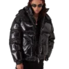 Nylon puffer-donsjack