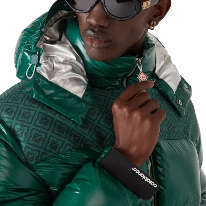 Nylon puffer-donsjack