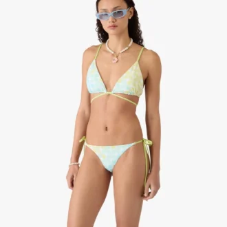 Optic Drop String-bikinitop met kralen