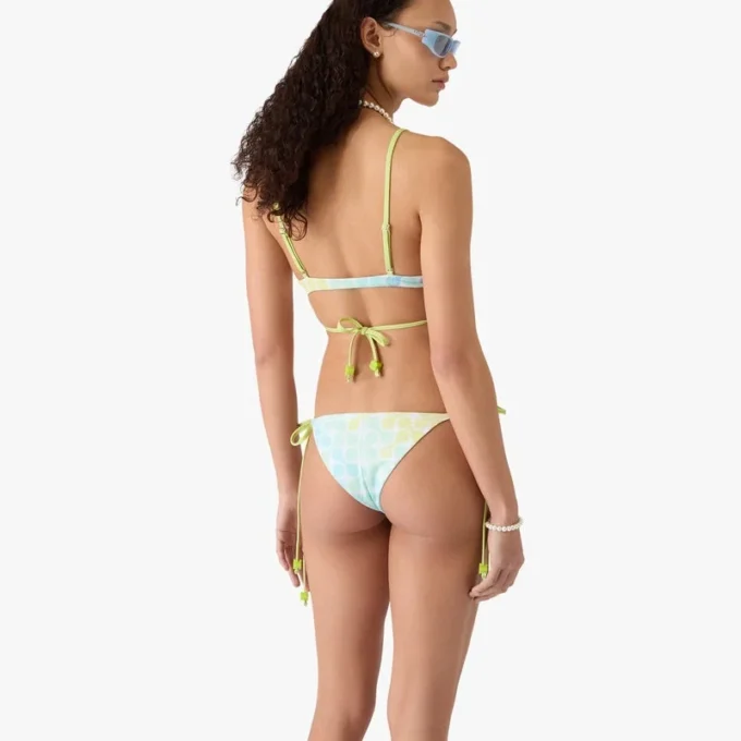 Optic Drop String-bikinitop met kralen Optic Drop String-bikinitop met kralen