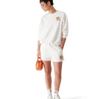 Oranje mascotte-sweatshirt