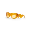 Oranje Memphis-zonnebril