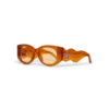 Oranje Memphis-zonnebril