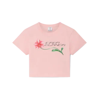 Orchid Logo Cropped Baby Tee