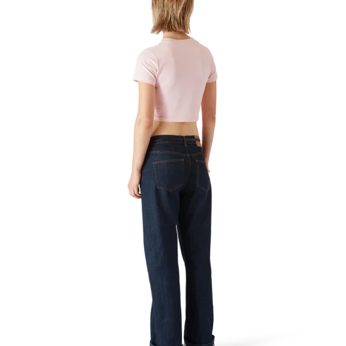 Orchid Logo Cropped Baby Tee