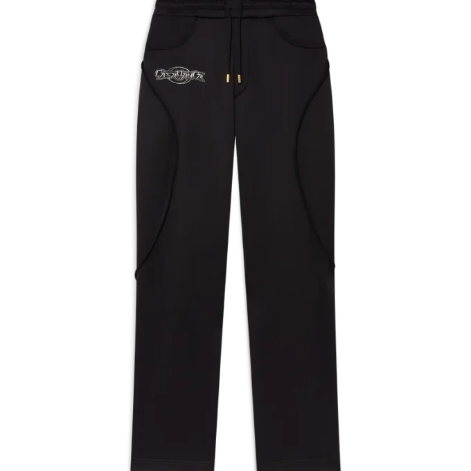 Oversized joggingbroek met panelen