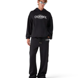 Oversized sweatshirt met capuchon en panelen