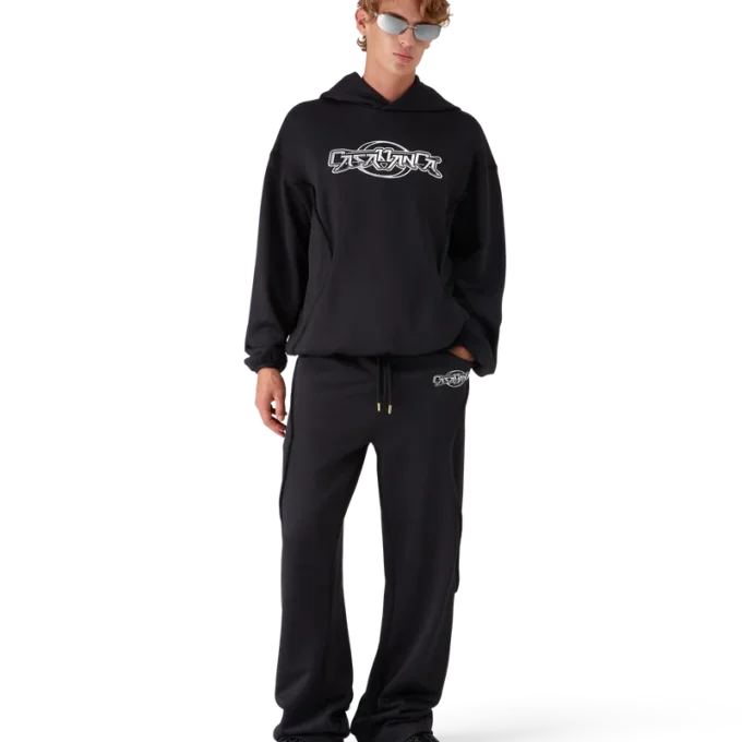 Oversized sweatshirt met capuchon en panelen Oversized sweatshirt met capuchon en panelen