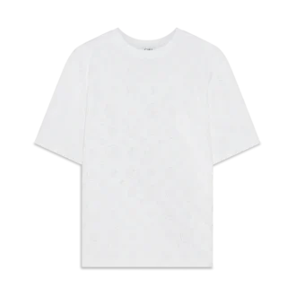 Oversized T-shirt met korte mouwen en Monogram-applicatie