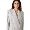 Oversized wollen blazer