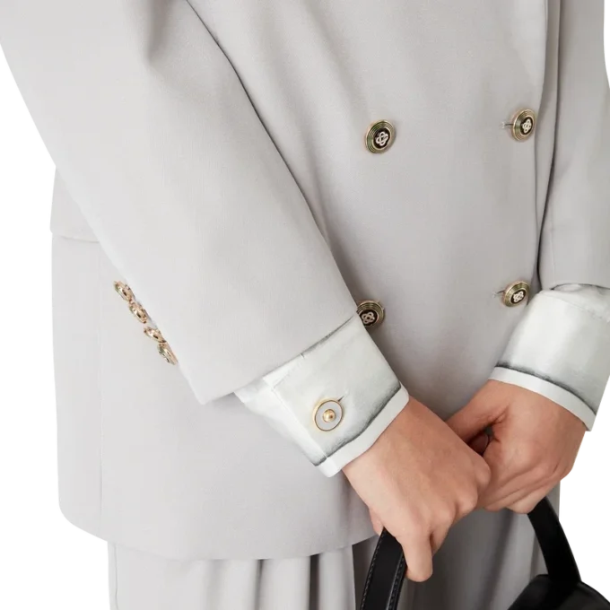 Oversized wollen blazer