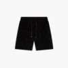 Paarse velours Shorts met monogram Paarse velours Shorts met monogram