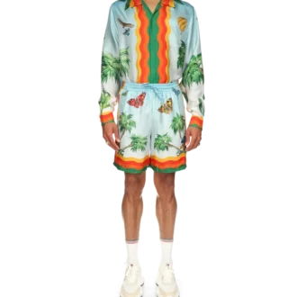 Palm Springs Tennis Club zijden Shorts