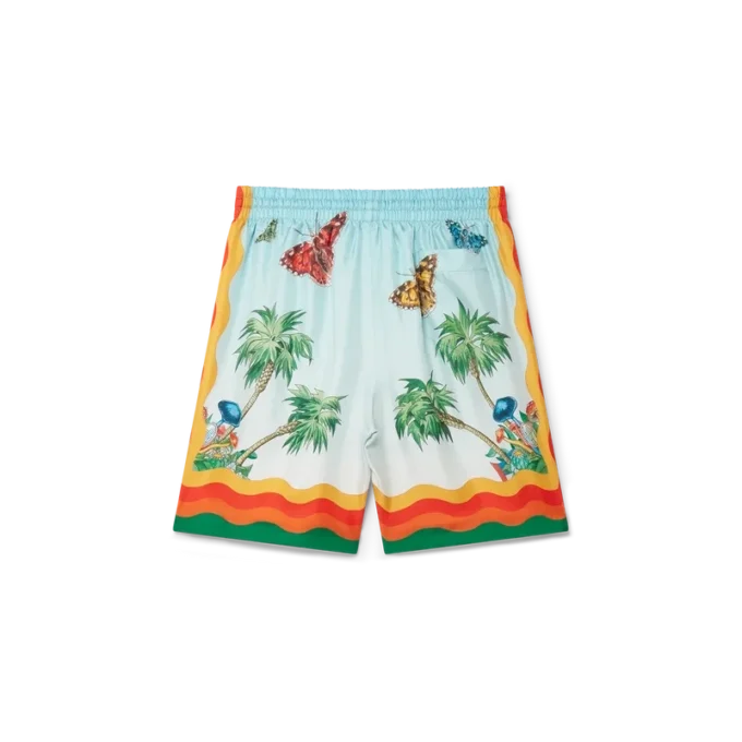 Palm Springs Tennis Club zijden Shorts